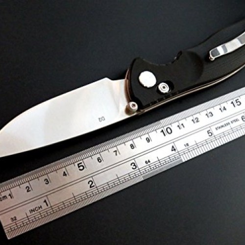 Eafengrow EF3 Outdoor Pocket Knife Folding Hunting Knife with D2 B...