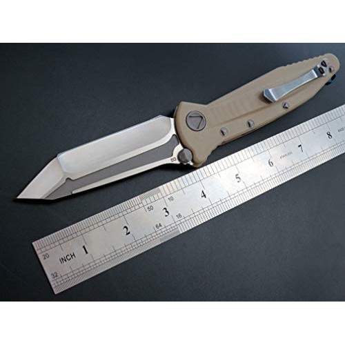 Eafengrow EF55 Pocket Folding Hunting Knife G10 Handle D2 Blade,ED...