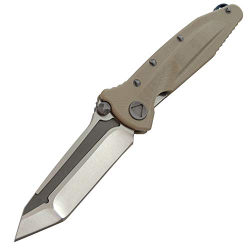 Eafengrow EF55 Pocket Folding Hunting Knife G10 Handle D2 Blade,ED...