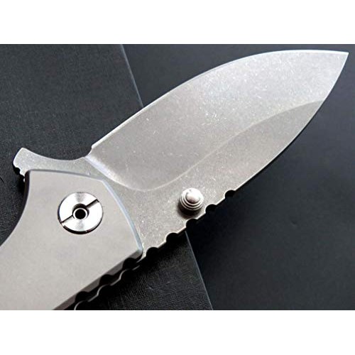 Eafengrow EF906 Folding Pocket Knife D2 Steel Blade and Titanium A...