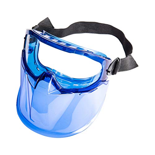 Eagle Eyes Anti-Fog Scratch-Resistant Safety Goggles with Face Shi...