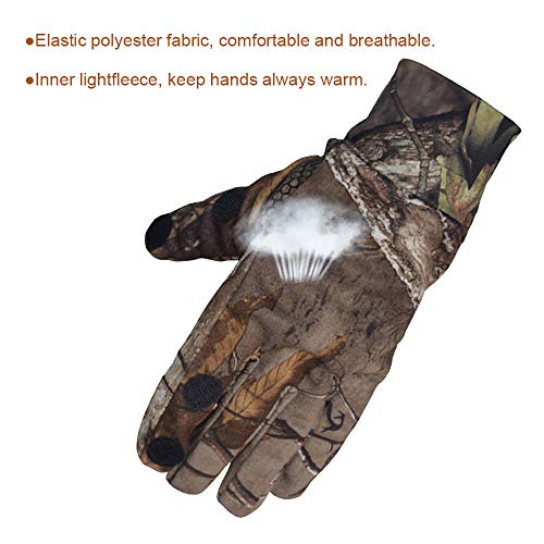 Eamber Camouflage Hunting Gloves Full Finger/Fingerless Gloves Pro...