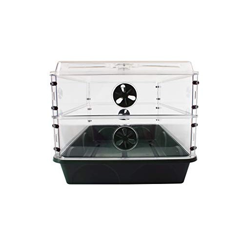 EarlyGrow 93807 24 x 15 x 12.75 Domed Propagator with 2 Height ...