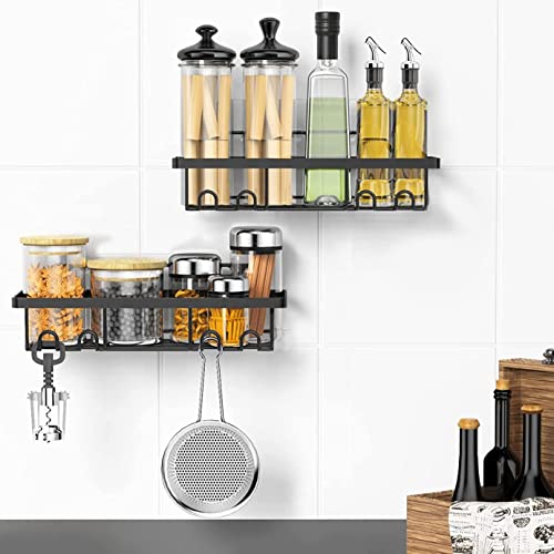 EARTHALL Shower Caddy 2 Pack, Bathroom Shower Organizer Hanging, B...