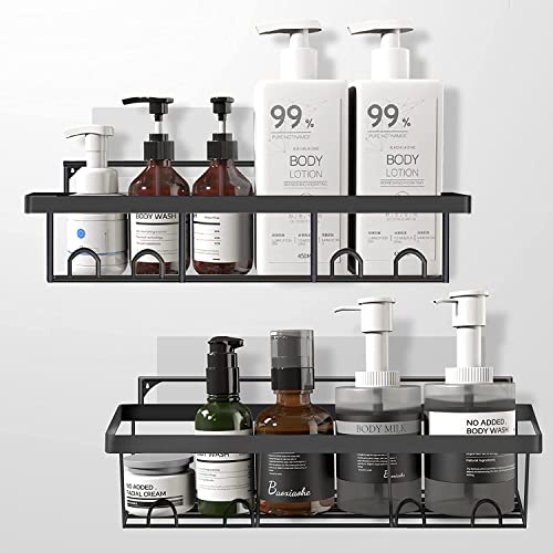 EARTHALL Shower Caddy 2 Pack, Bathroom Shower Organizer Hanging, B...