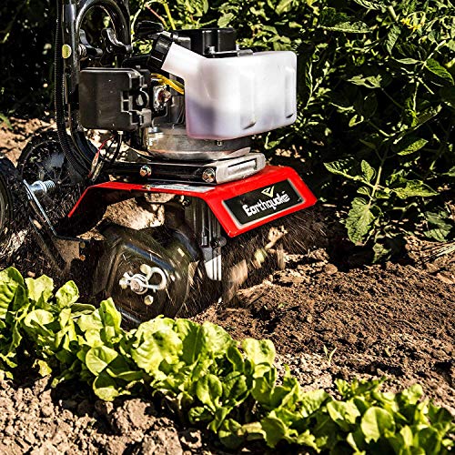 Earthquake 31635 MC33 Mini Tiller Cultivator, Powerful 33cc 2-Cycl...