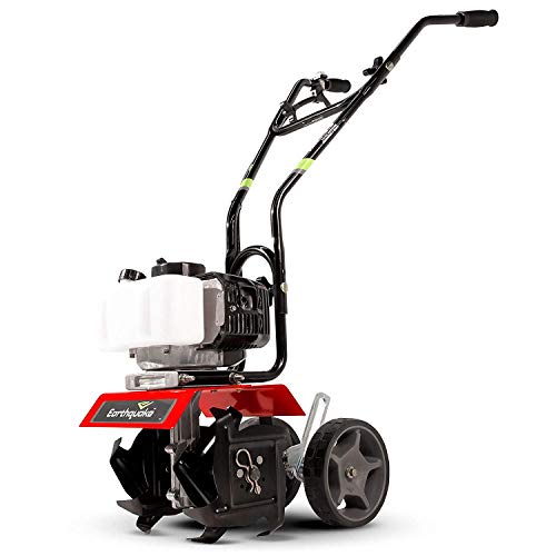 Earthquake 31635 MC33 Mini Tiller Cultivator, Powerful 33cc 2-Cycl...