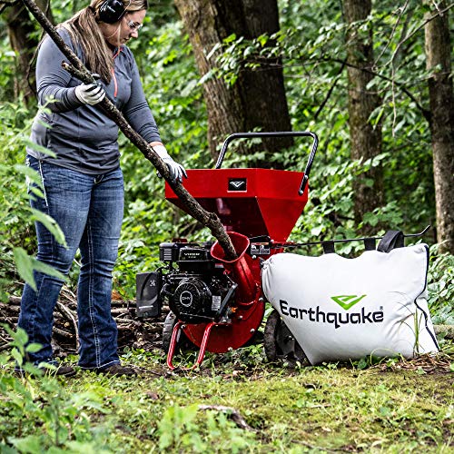 EARTHQUAKE Chipper Shredder K32, 33968 Heavy Duty 212cc, 4 Cycle V...