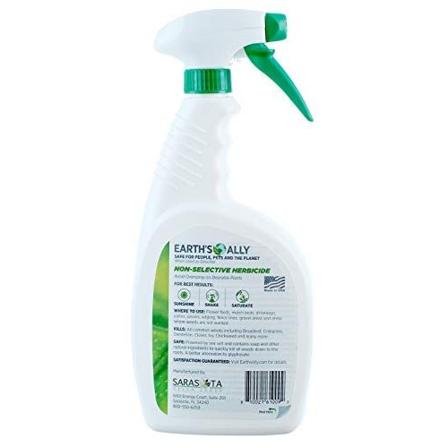 Earths Ally Weed and Grass Killer Spray | 24 fl. oz. Ready-to-Use...
