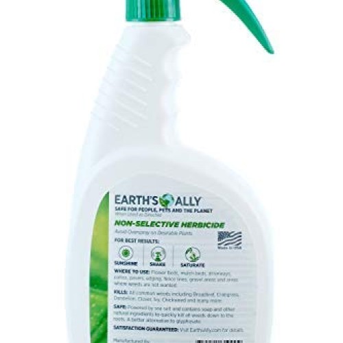 Earths Ally Weed and Grass Killer Spray | 24 fl. oz. Ready-to-Use...
