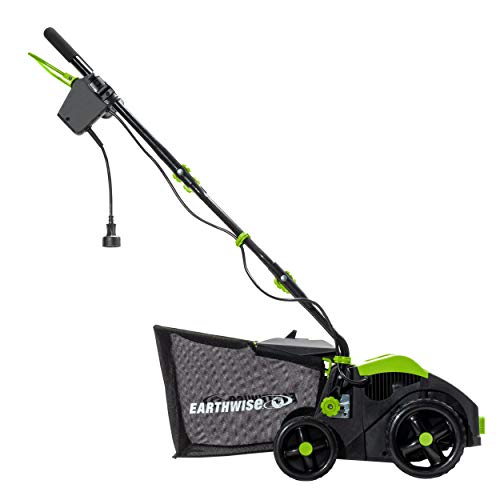 Earthwise DT71613 13-Amp 16-Inch Corded Electric Dethatcher, Green