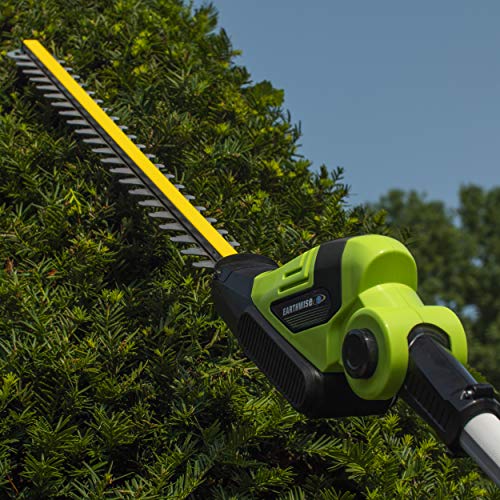 Earthwise LPHT12022 Volt 20-Inch Cordless Pole Hedge Trimmer, 20 i...