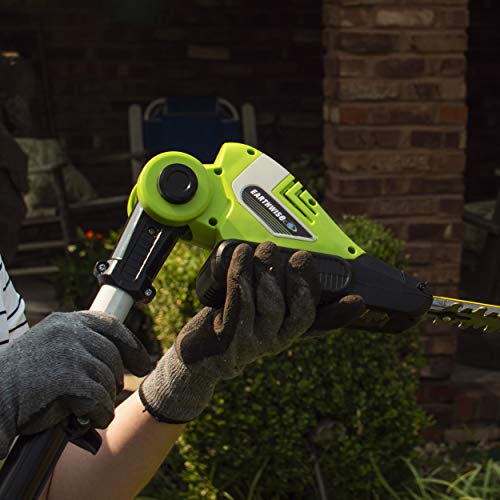 Earthwise LPHT12022 Volt 20-Inch Cordless Pole Hedge Trimmer, 20 i...