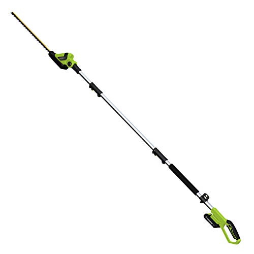 Earthwise LPHT12022 Volt 20-Inch Cordless Pole Hedge Trimmer, 20 i...