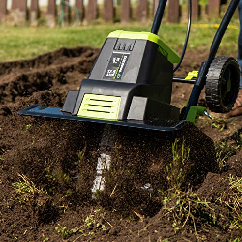 Earthwise TC70125 12.5-Amp 16-Inch Corded Electric Tiller/Cultivat...