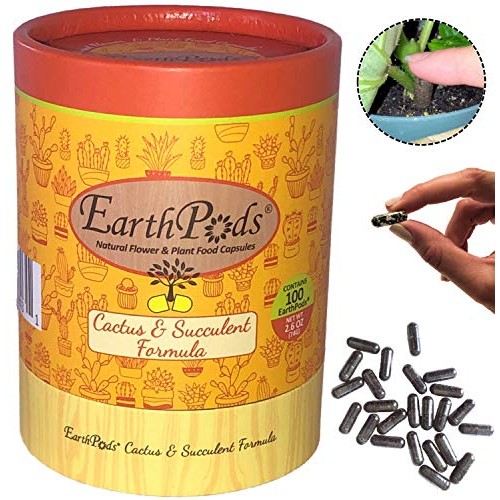 EarthPods Premium Cactus & Succulent Plant Food – Easy Organic Fer...
