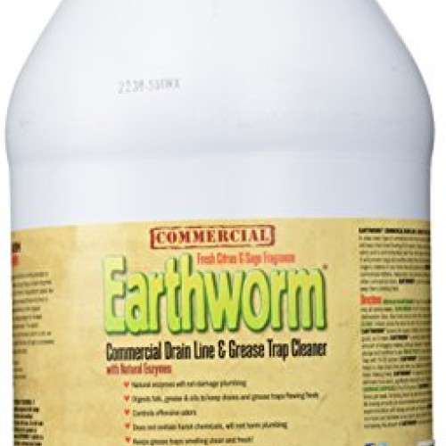 Earthworm Commercial Drain Line and Grease Trap Cleaner Treatment ...