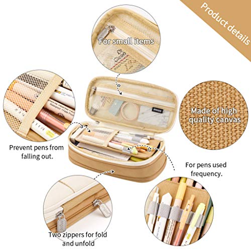 EASTHILL Big Capacity Pencil Pen Case Office College School Large ...