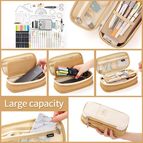EASTHILL Big Capacity Pencil Pen Case Office College School Large ...