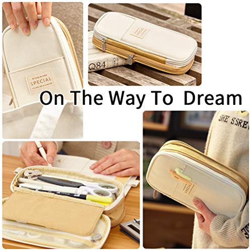EASTHILL Big Capacity Pencil Pen Case Office College School Large ...