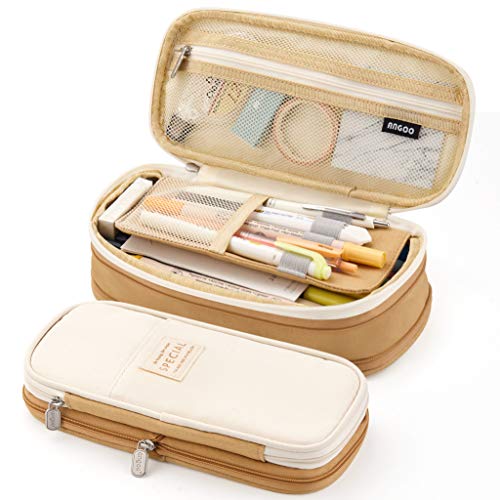 EASTHILL Big Capacity Pencil Pen Case Office College School Large ...