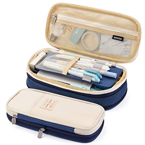 EASTHILL Big Capacity Pencil Pen Case Office College School Large ...