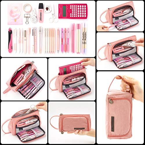 EASTHILL Large Capacity Pencil Case Multi-slot Pen Bag Pouch Holde...