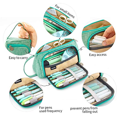 EASTHILL Large Capacity Pencil Pen Case Bag Pouch Holder Multi-slo...