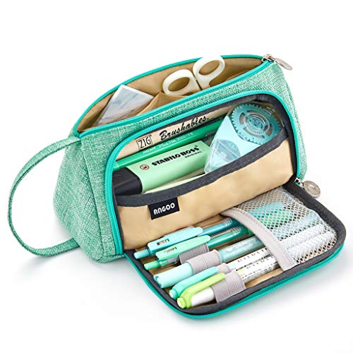 EASTHILL Large Capacity Pencil Pen Case Bag Pouch Holder Multi-slo...