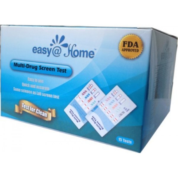 25 Pack Easy@Home 5 Panel Instant Urine Drug Test - Marijuana THC...