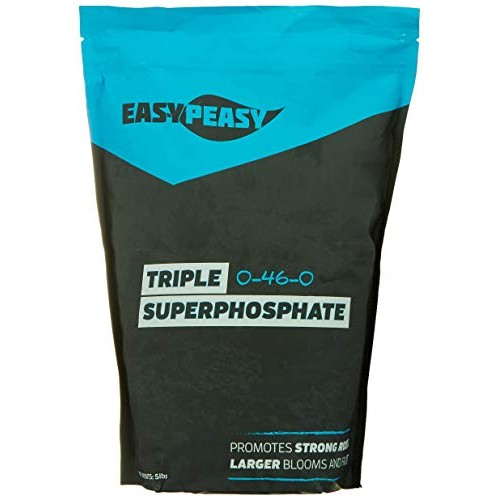 Triple Super Phosphate 0-46-0 Easy Peasy Plants 99% pure 5lb