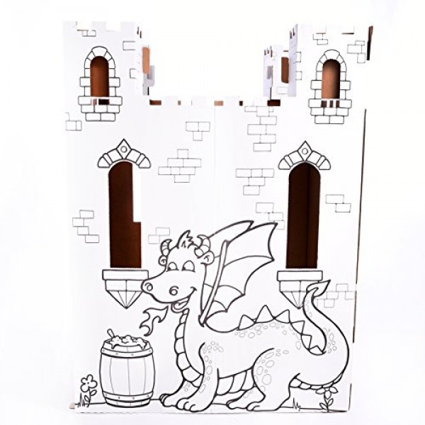 Easy Playhouse Fairy Tale Castle - Kids Art and Craft for Indoor a...