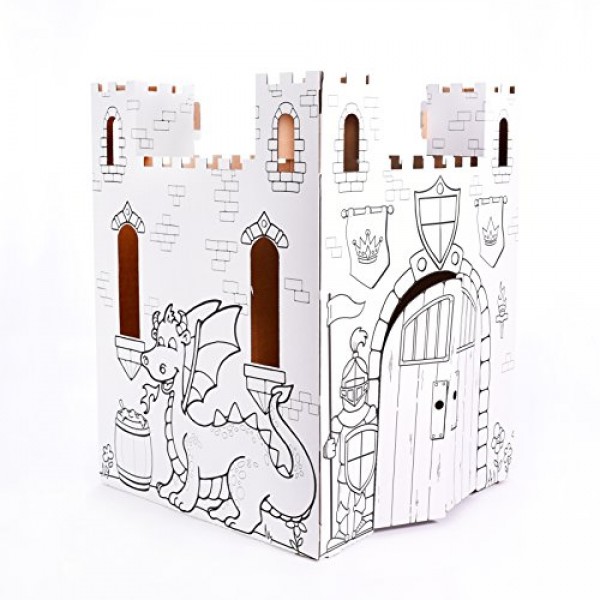 Easy Playhouse Fairy Tale Castle - Kids Art and Craft for Indoor a...