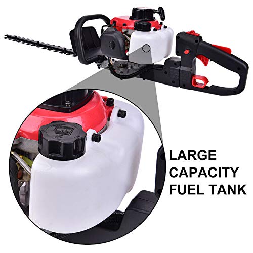 EASYG 23.6cc Gas Hedge Trimmer 24 2-Cycle Recoil Gasoline Trim Bl...