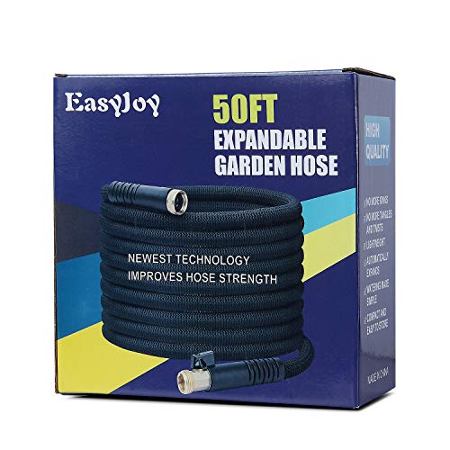 EasyJoy 50FT Expandable Garden Hose - Super Strong 3750D Fabric - ...