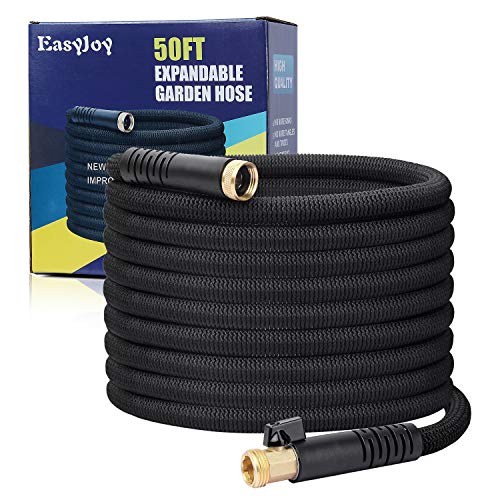 EasyJoy 50FT Expandable Garden Hose - Super Strong 3750D Fabric - ...