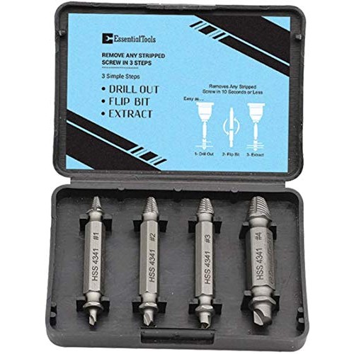 Damaged Screw Extractor Kit and Stripped Screw Extractor Set. Its ...
