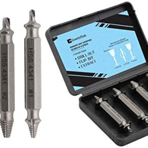 Damaged Screw Extractor Kit and Stripped Screw Extractor Set. Its ...