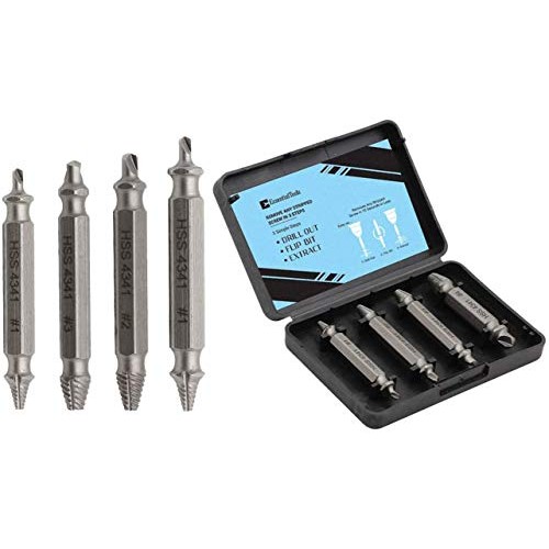 Damaged Screw Extractor Kit and Stripped Screw Extractor Set. Its ...