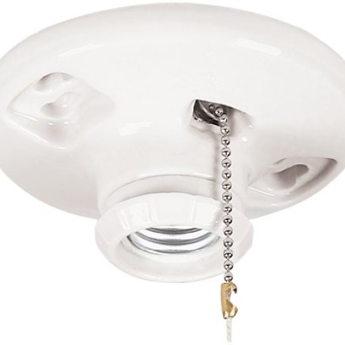 EATON 659-SP Eagle Ceiling Receptacle Lamp holder, 660 W, Medium B...