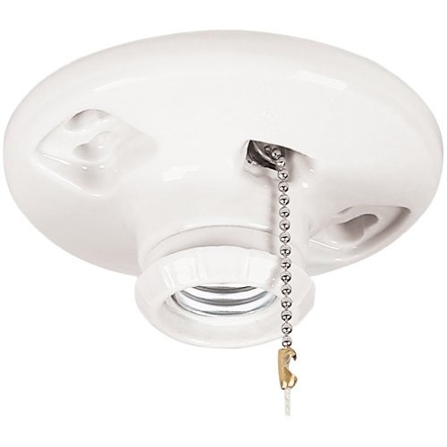 EATON 659-SP Eagle Ceiling Receptacle Lamp holder, 660 W, Medium B...