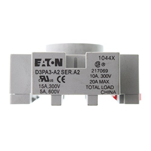 Eaton Cutler-Hammer D3PA3-A2 General Purpose DIN Rail Mount Relay ...