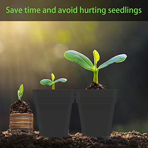 EBaokuup 10PCS Plant Nursery Pots with Humidity Dome, 3 Soft Tran...