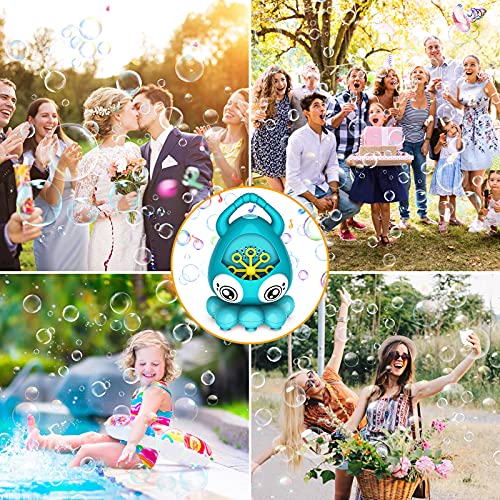 Bubble Machine, Automatic Music Bubble Blower Portable Bubble Make...