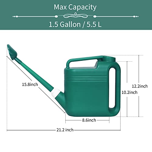 1.5 Gallon Watering Can for Outdoor & Indoor Plants, Large Garden ...