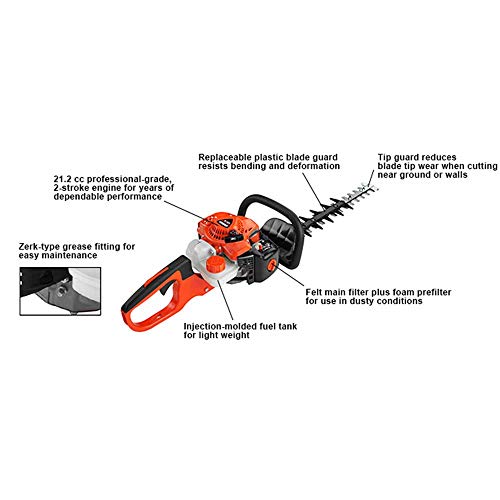 Echo HCS-2810 28 21.2cc Short-Shafted Gas Hedge Trimmer