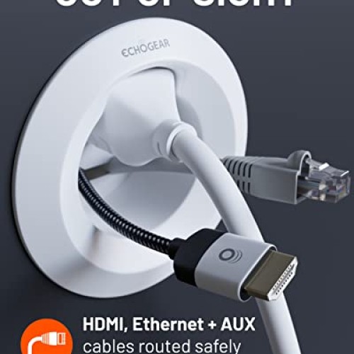 ECHOGEAR in-Wall Cable Management Kit - Includes Power & Low Volta...