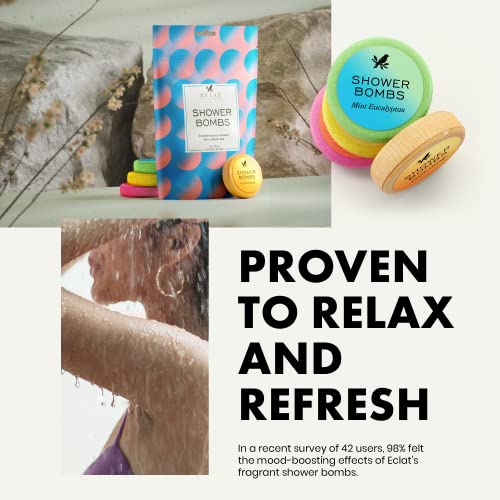 Scented Aromatherapy Shower Bombs 6 Pack - Relaxation, Stress Reli...