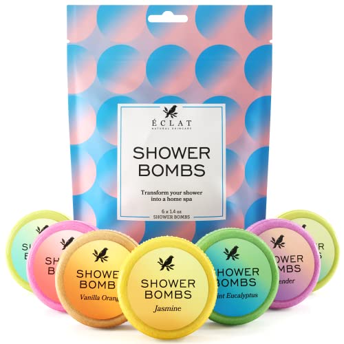 Scented Aromatherapy Shower Bombs 6 Pack - Relaxation, Stress Reli...