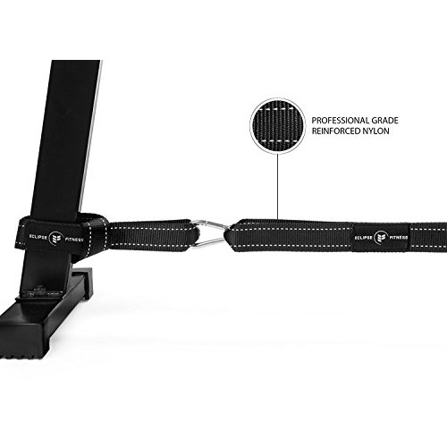 Eclipse Fitness Battle Rope Anchor Strap Kit | Heavy Duty Reinforc...